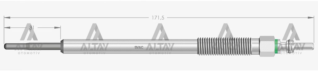 Mitsubishi L200 Kızdırma Bujisi 2010-2015 L OEM 1820A020
